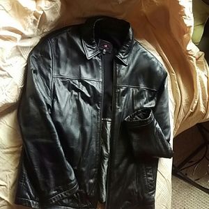Men's leather jacket